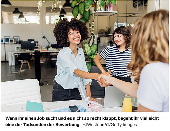 Todsünden in der Bewerbung - Tipps von Jessica Wahl Coaching Berlin Todsünden in der Bewerbung - Tipps von Jessica Wahl Coaching Berlin