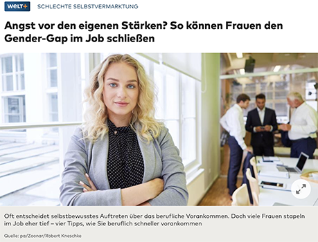Angst vor den eigenen Stärken? So können Frauen den Gender-Gap im Job schließen Angst vor den eigenen Stärken? So können Frauen den Gender-Gap im Job schließen
